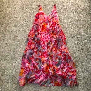 *See Note* Free People Julianna Maxi Dress Cherry Combo
